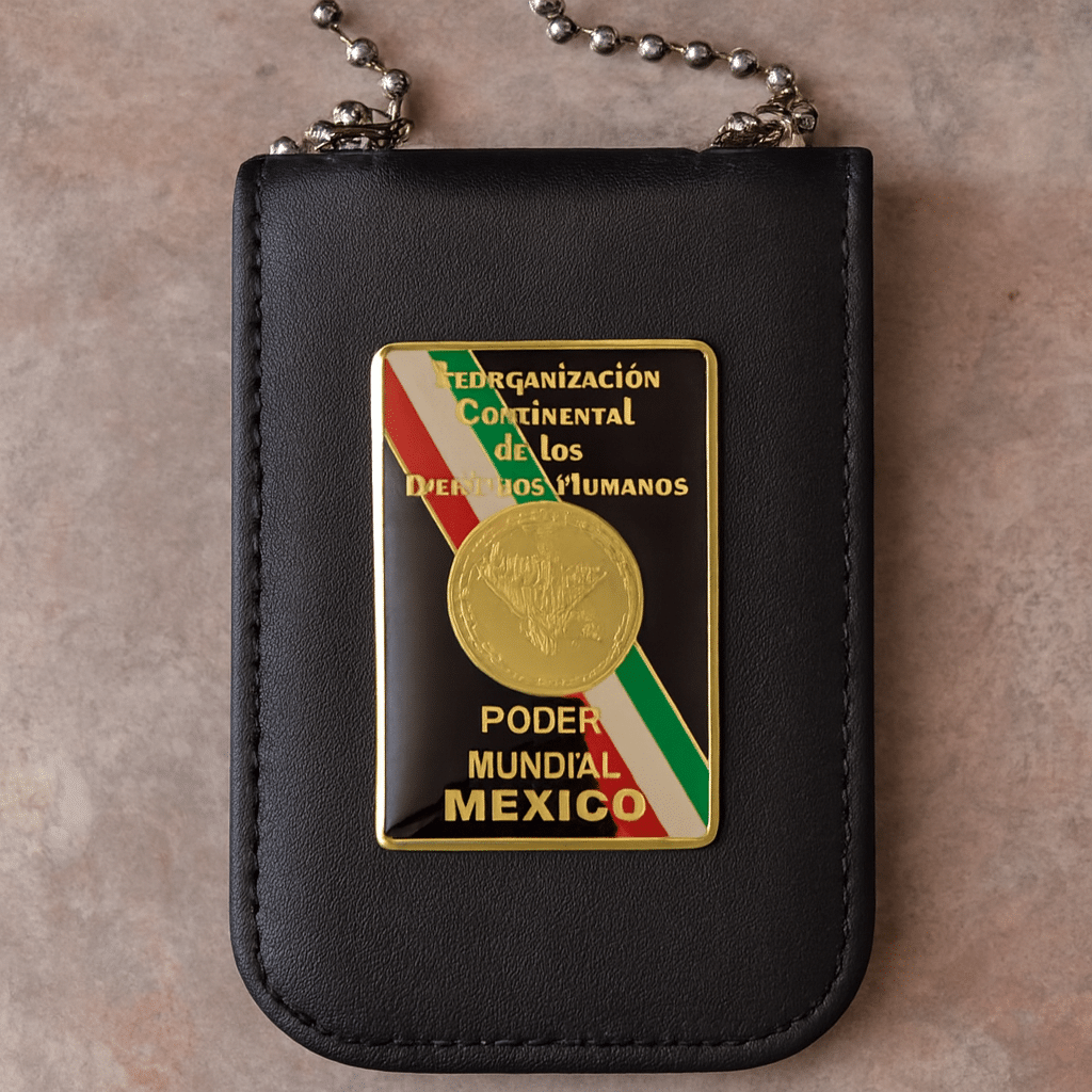 Credencial metálica Continental